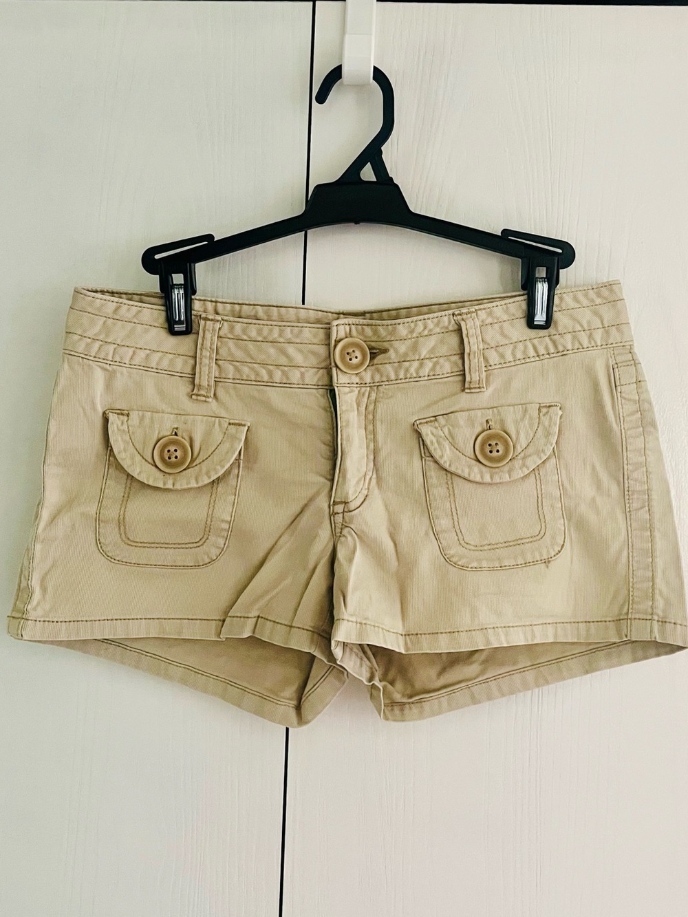 Arizona Jean Company Khaki Cargo Pocket Shorts